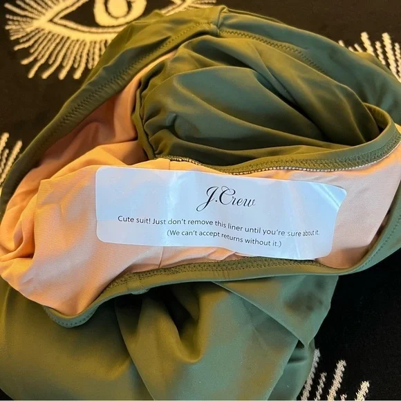 🆕 J. Crew Ruched Shoulder One Piece Swimsuit . 18. NWT!💥💥 - Picture 11 of 15